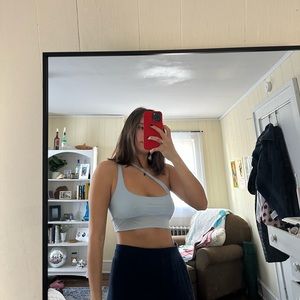 Light blue urban outfitters cross top